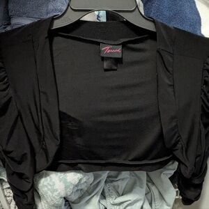 Torrid Ruched 3/4 Sleeve Bolero